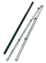 HORTUS stolpe t/panelhegn galvaniseret 4 x 4 x 150 cm